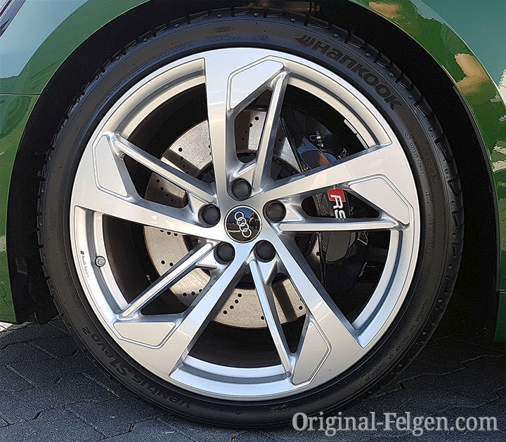 5-Arm RS Design Felge silber