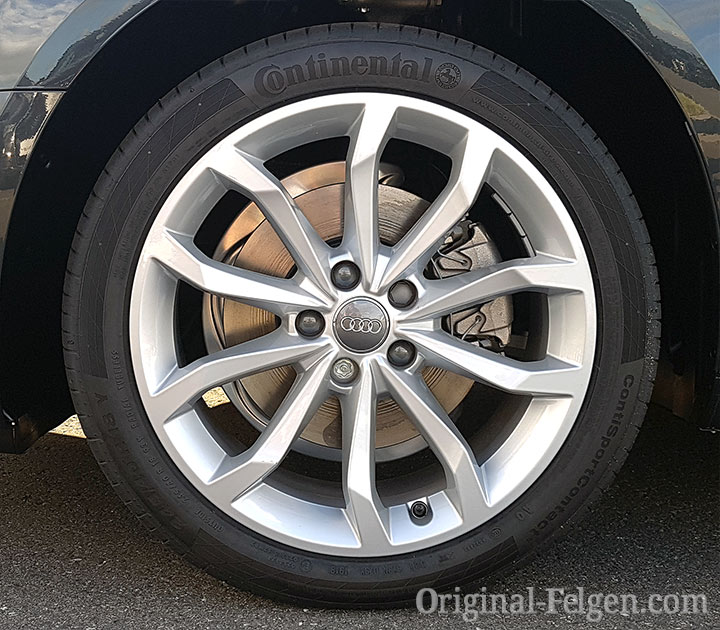 Audi Alufelge 10-Speichen-V-Design silber