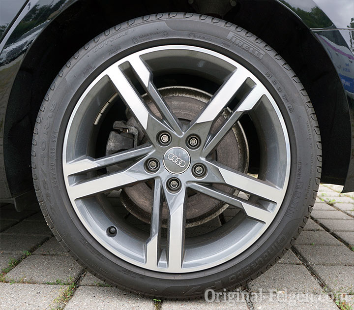 Audi Alufelge 5 Doppelspeichen Design