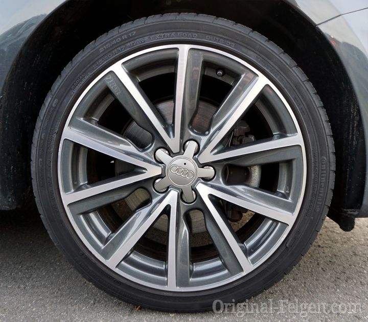 Audi Alufelge 10-Speichen Design grau
