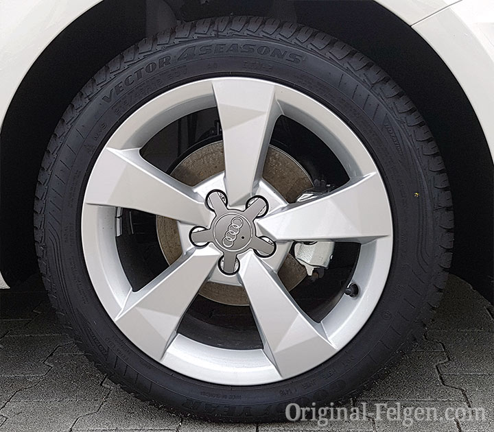 5-Speichen Rotor Design silber