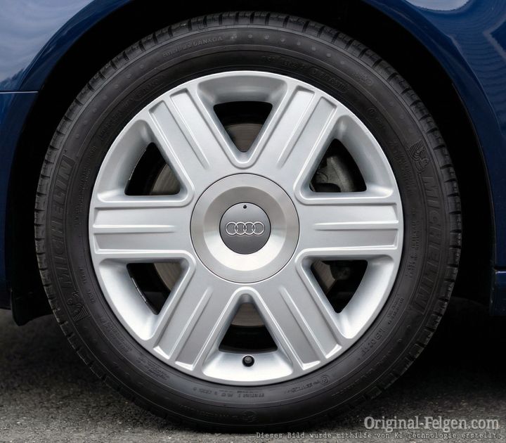 Audi Alufelge 6-Arm Design II silber