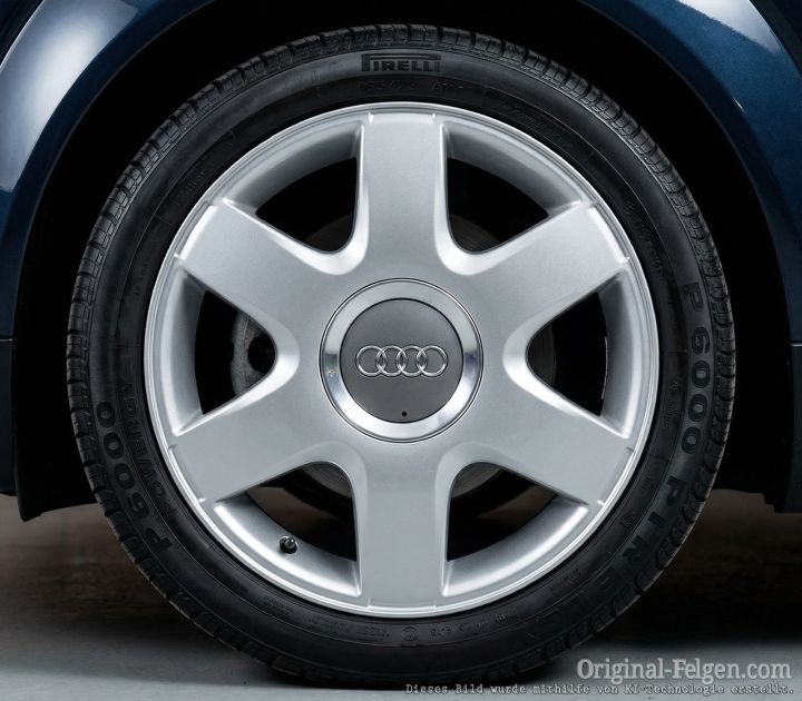 Audi Alufelge 5-Arm Design silber